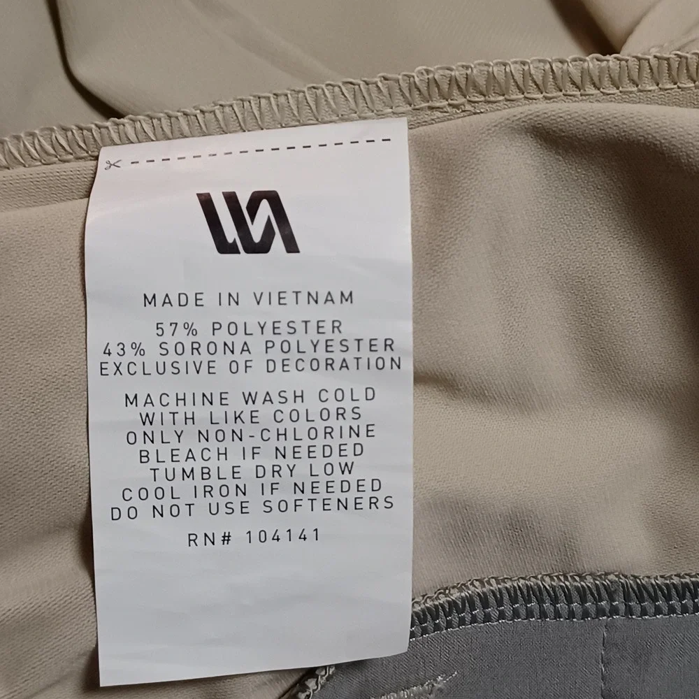 VRST‎ Mens XXL Limitless Slim Tapered Pant Khaki Sand Khaki NWT MAX243107F